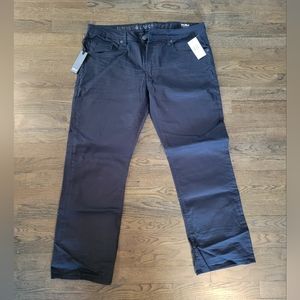 Buffalo Six X Straight Stretch Jeans, Black, 36 x 30 NWT